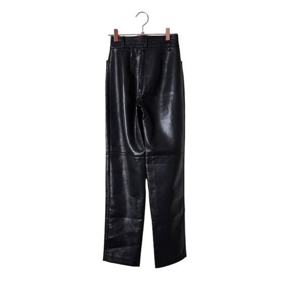 WILFRED x ARITZIA The Melina™ Super‎ High-Rise Pant in black vegan leather 00 - Picture 2 of 8